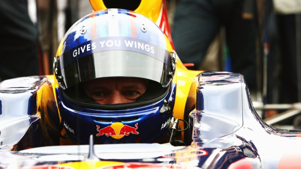 Adrian Newey, Red Bull Racing's chief technical officer, prepares to drive the Red Bull Racing RB5 on day one of The Goodwood Festival of Speed ​​2010.