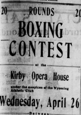 History: Boxing Was Banned in Wyoming 113 Years Ago